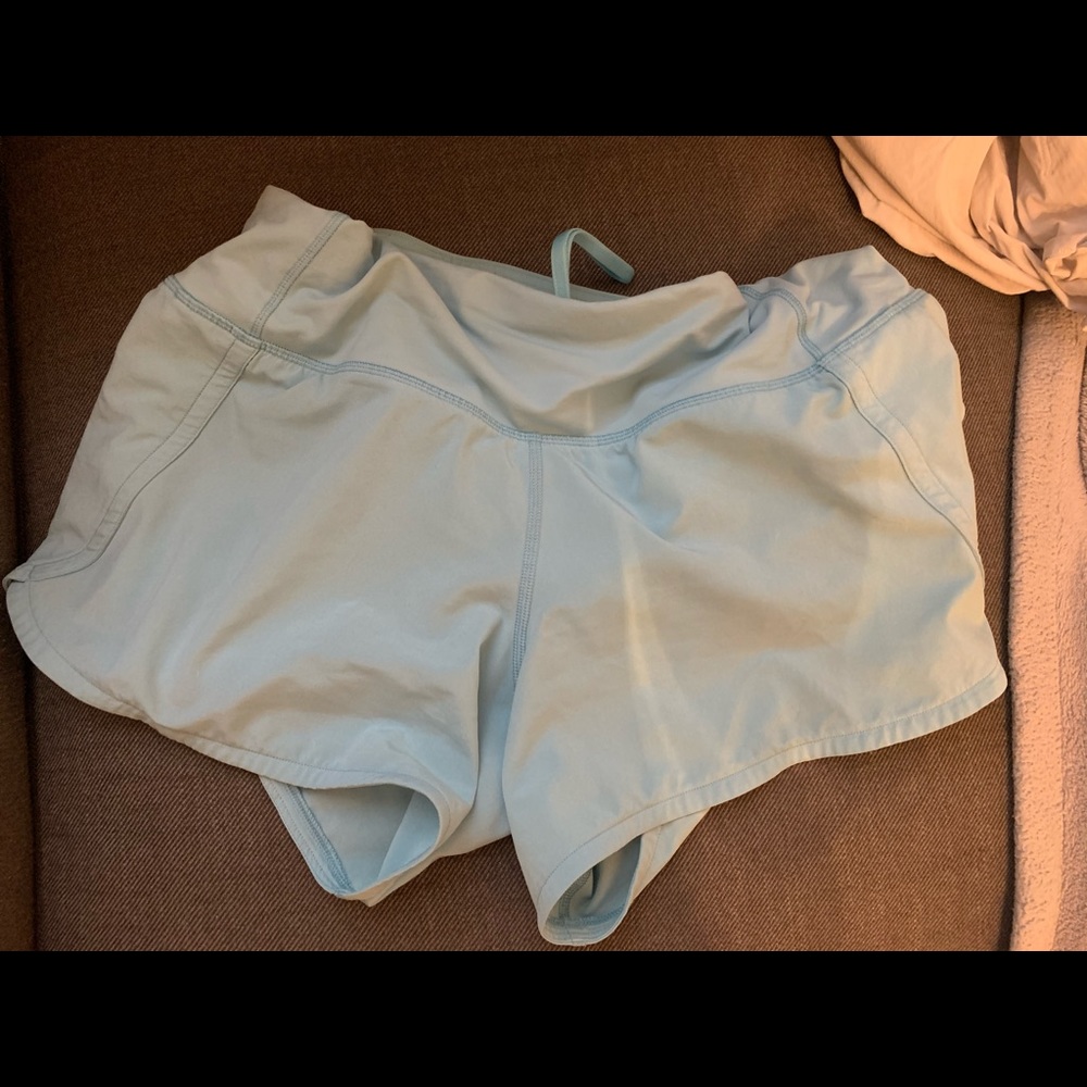 Light blue lululemon shorts!